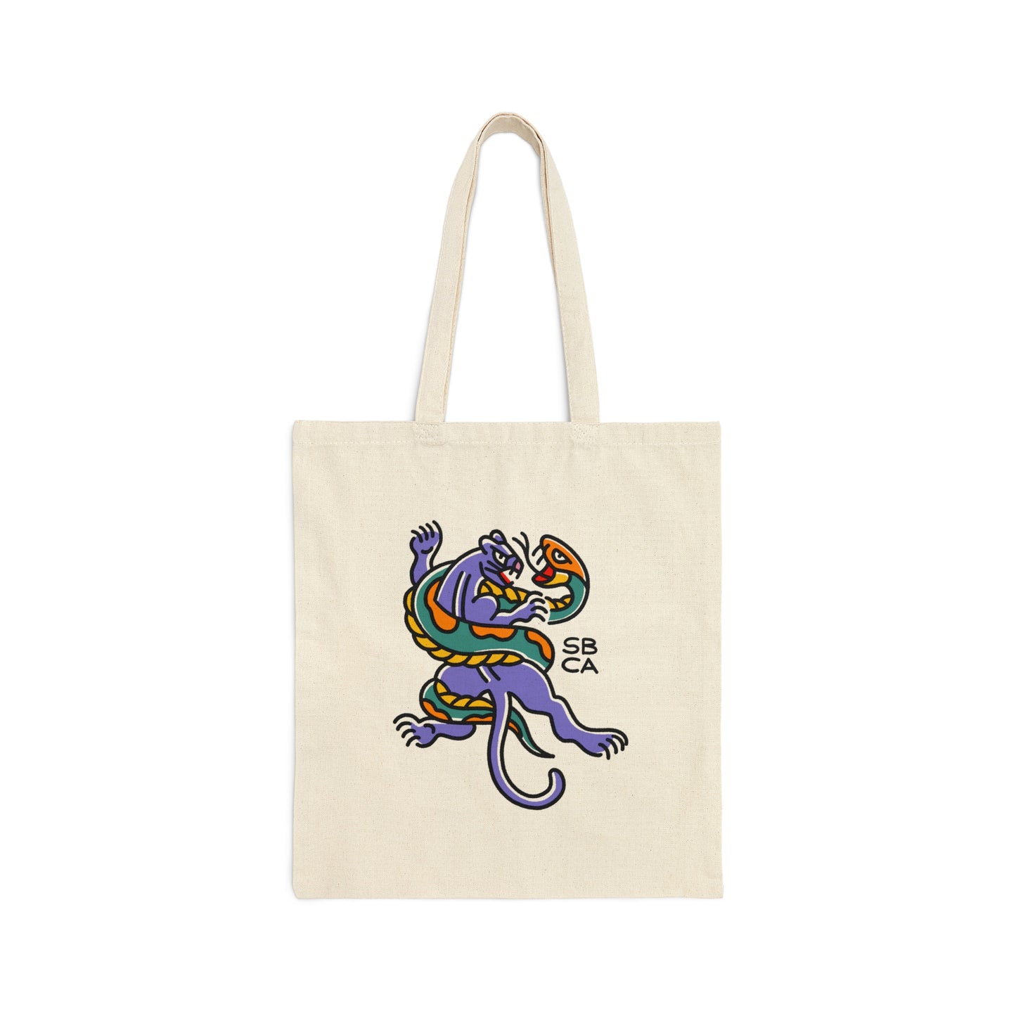 H. Pantera vs. Snake Canvas Tote Bag