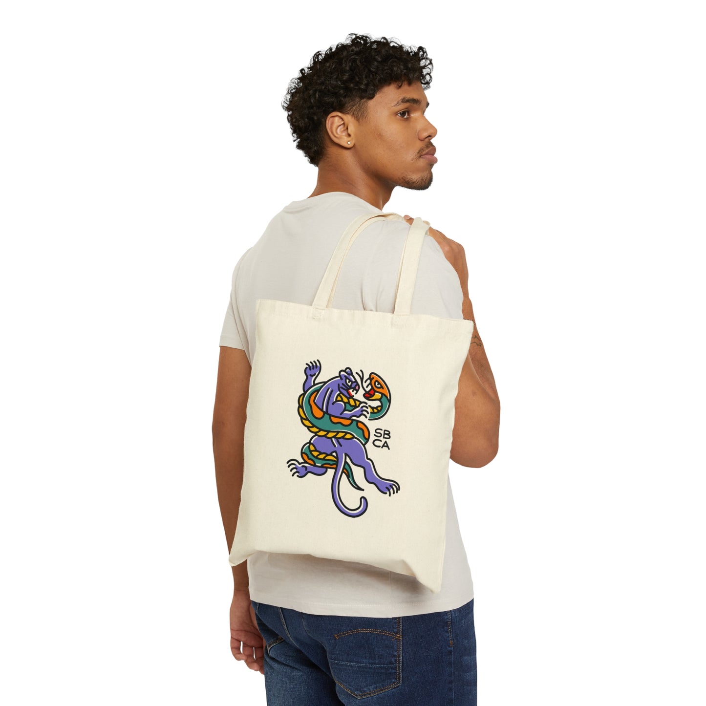 H. Pantera vs. Snake Canvas Tote Bag