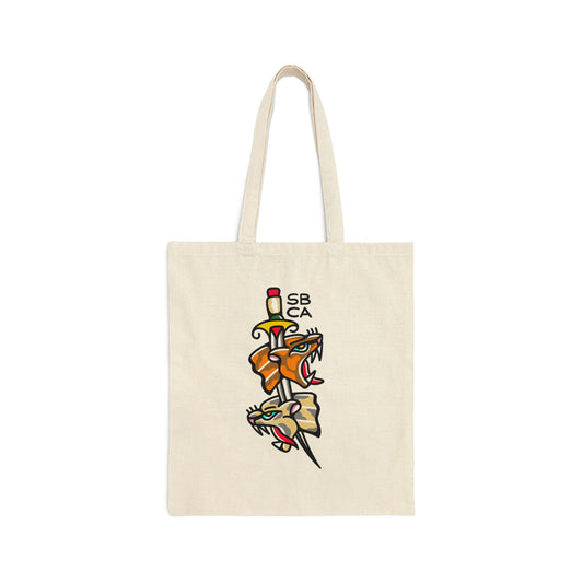 G. Double Pantera Canvas Tote Bag